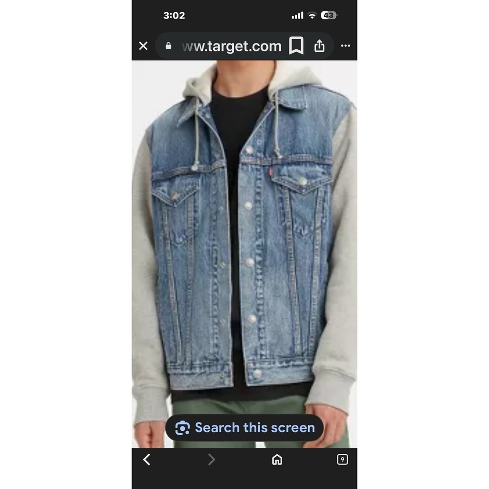 Levi's Hybrid Trucker Jacket  Size Medium Relaxed Fit